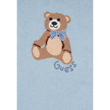 Guess Tutina Tinta Unita con Stampa per Neonata S5RG15Z3KZ1 AZZURRO GUESS 