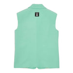 Patrizia Pepe Gilet Tinta Unita con Bottoni per Bambina 7S0278 VERDE ACQUA PATRIZIA PEPE 