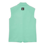 Patrizia Pepe Gilet Tinta Unita con Bottoni per Bambina 7S0278 VERDE ACQUA PATRIZIA PEPE 