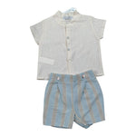 Calamaro Completo 2 Pezzi Camicia-Bermuda per Neonato 11151 BEIGE CALAMARO 