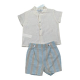 Calamaro Completo 2 Pezzi Camicia-Bermuda per Neonato 11151 BEIGE CALAMARO 