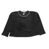 ZHOE & TOBIAH maglia tinta unita con applicazioni Grigio per Bambina KTT20 GRIGIO ZHOE & TOBIAH 