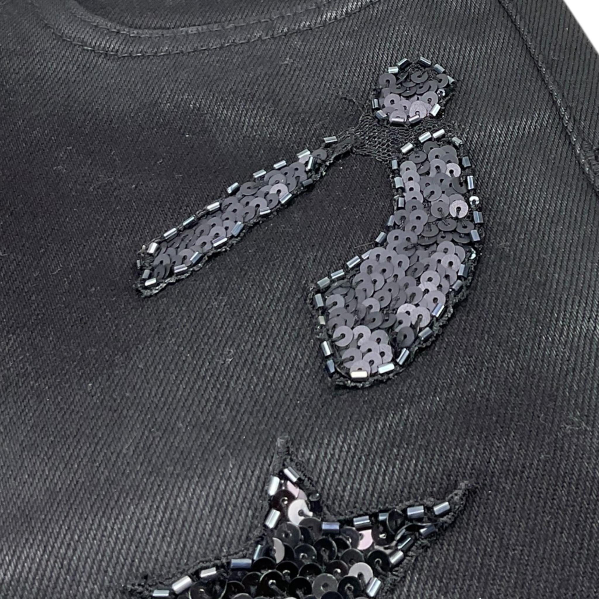DIESEL jeans tinta unita modello a palazzo con paillettes Nero per Bambina 00J41Q NERO DIESEL 