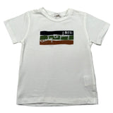 Le Bebe T-Shirt Girocollo Tinta Unita con Stampe per Neonato LBB5011 BIANCO LE BEBE 