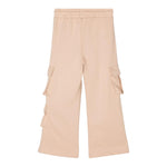 MSGM pantalone modello tuta tinta unita con tasconi Beige per Bambina F4MSJGFP192 BEIGE MSGM 