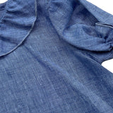 Little Bear Camicia Tinta Unita Mezza Manica per Neonata 8228 BLU LITTLE BEAR 