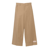 Elisabetta Franchi Palazzo Hose Einfarbig Beige Für Mädchen