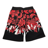 Neil Barrett Einfarbige Trainingsanzug-Bermudashorts mit elastischer Taille Schwarz für Jungen