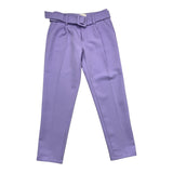 Fun &amp; Fun Unifarbene Hose mit Gürtel Lila für Mädchen