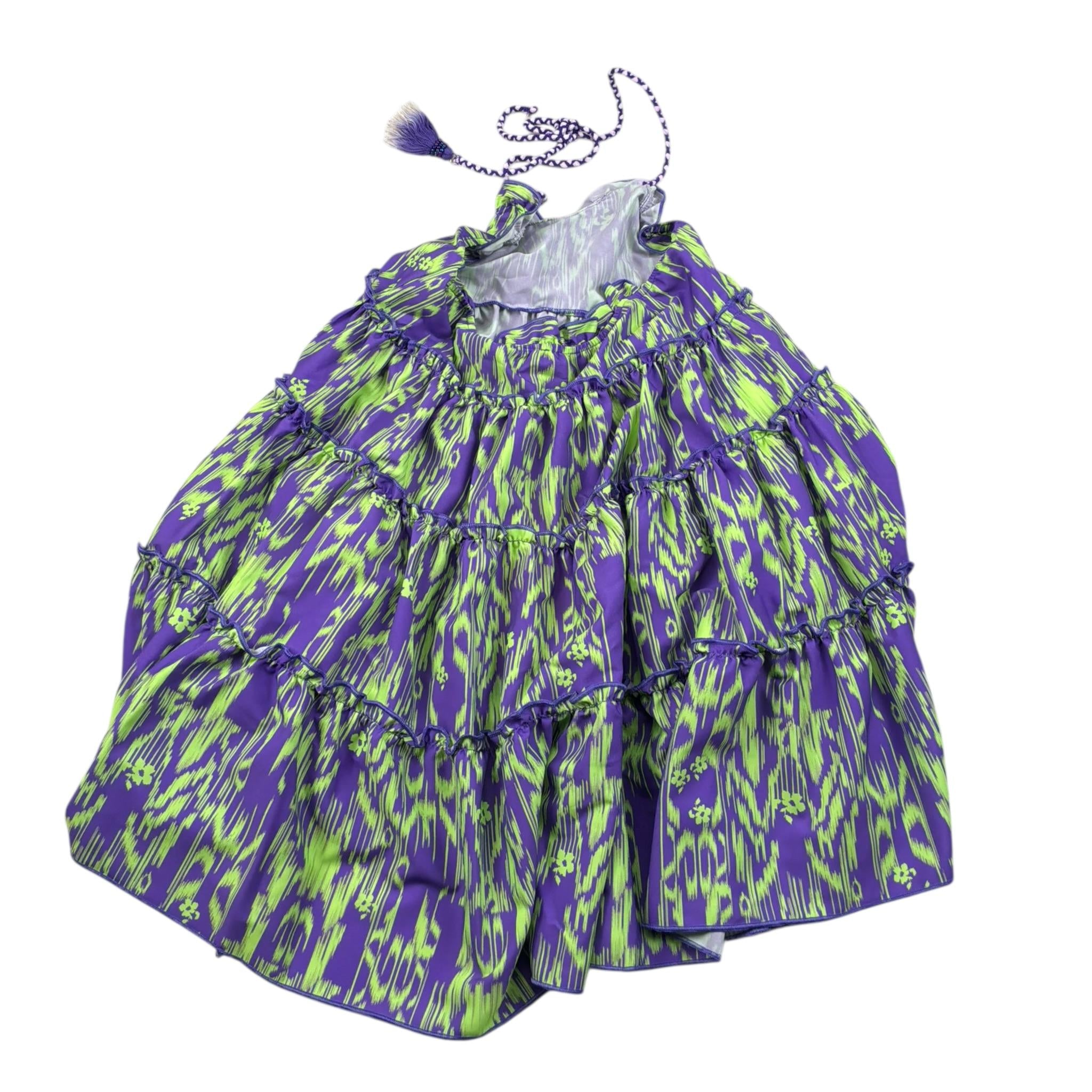 F**K Abito Tinta Unita Stampa Fantasia per Bambina FJ25G5H04DSX62 VIOLA F**K 