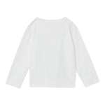 LIU JO shirt girocollo tinta unita con stampa brillantinata Panna per Neonata KF4065XX PANNA LIU JO 