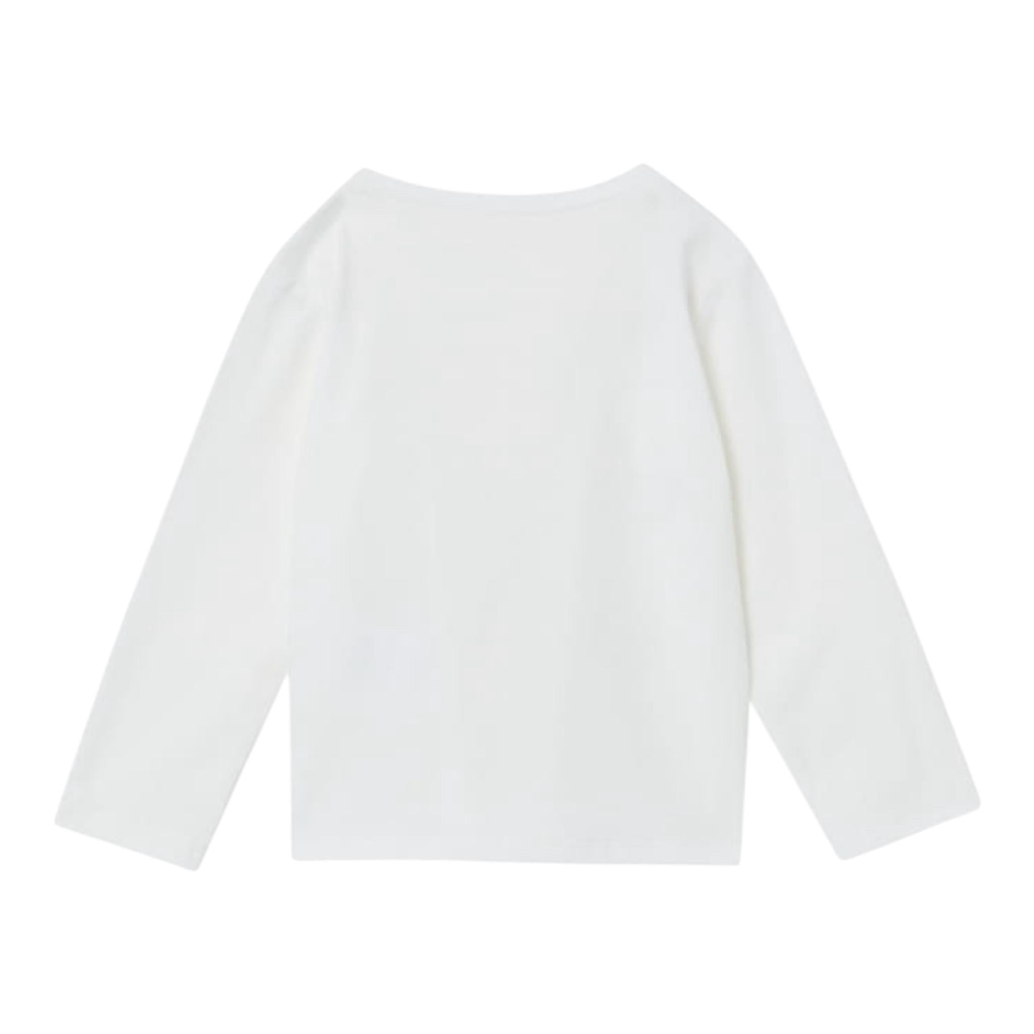 LIU JO shirt girocollo tinta unita con stampa brillantinata Panna per Neonata KF4065XX PANNA LIU JO 