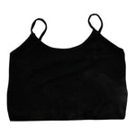 Lu Lu By Miss Grant Top tinta unita A Bretelle Nero per Bambina LL3473 NERO LU LU BY MISS GRANT 