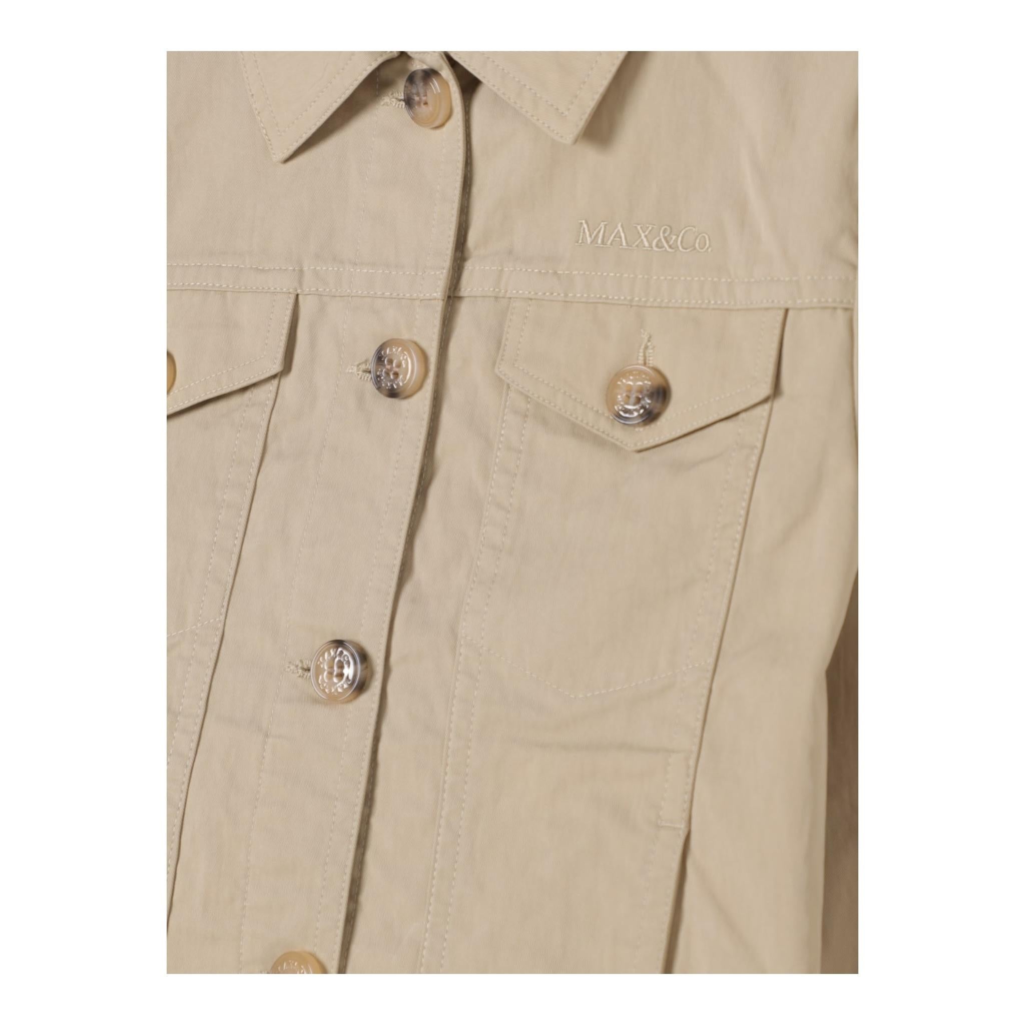 Max&Co. Giubbino Tinta Unita con Bottoni per Bambino MX0130 BEIGE MAX&Co. 