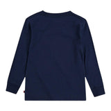 Levi'S Shirt Tinta Unita con Stampa per Neonato 6E8646X BLU LEVI'S 
