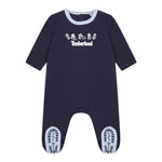 Timberland Tutina tinta unita con Logo Blu per Neonato T98314 BLU TIMBERLAND 