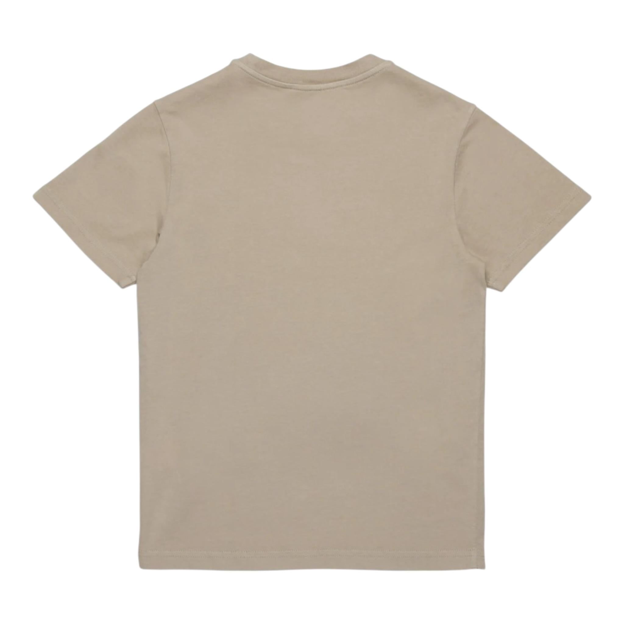 Dsquared2 T-Shirt tinta unita con Stampa Beige per Neonato DQ2856 BEIGE DSQUARED2 