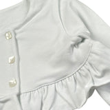 Babyvip Coprispalle Tinta Unita con Bottoni per Neonata T7852 BIANCO BABYVIP 