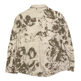 Cesare Paciotti Langarmhemd Print Fantasy Beige für Jungen