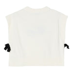 Philosophy Maglia Girocollo Tinta Unita con Logo per Bambina I9E308XX BIANCO PHILOSOPHY 