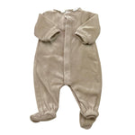 MAYORAL set tutine manica lunga tinta unita in ciniglia Beige per Neonata 2776 BEIGE MAYORAL 