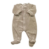 MAYORAL set tutine manica lunga tinta unita in ciniglia Beige per Neonata 2776 BEIGE MAYORAL 