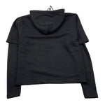 JOHN RICHMOND felpa chiusa con cappuccio tinta unita con stampa Nero per Bambino RBA25205FE NERO JOHN RICHMOND 