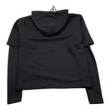 JOHN RICHMOND felpa chiusa con cappuccio tinta unita con stampa Nero per Bambino RBA25205FE NERO JOHN RICHMOND 