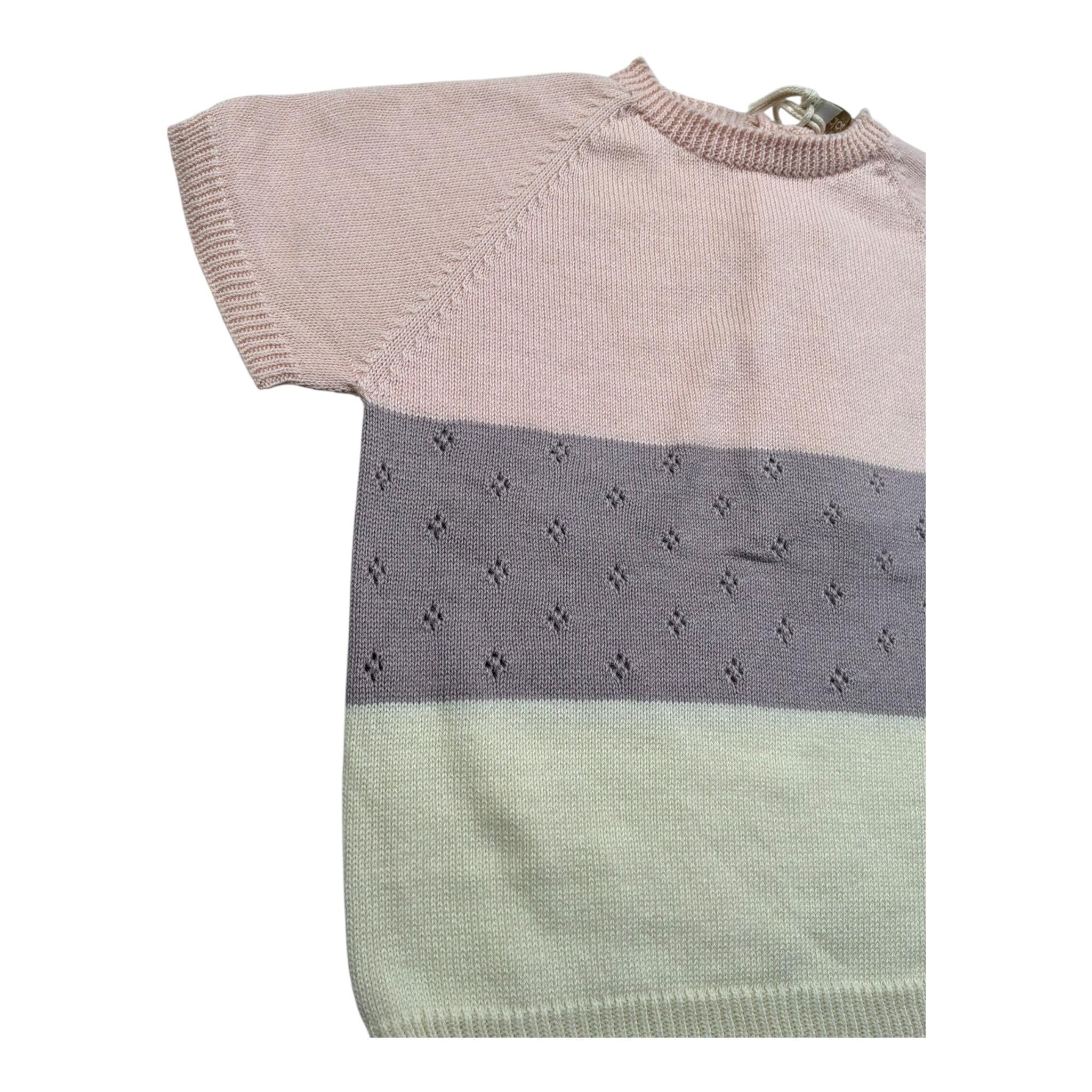 Wedoble T-Shirt Gircollo Tricolore per Neonata V2505302B MULTICOLOR WEDOBLE 