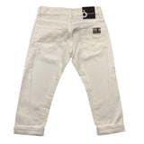 Patriot Jeans Einfarbig Mit Rissen Und Verstellbarer Taille Weiß Für Jungen