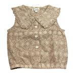 Lalalu' Camicia Tinta Unita con Fiori E Fantasia A Righe per Bambina CML70PB PANNA LALALU' 