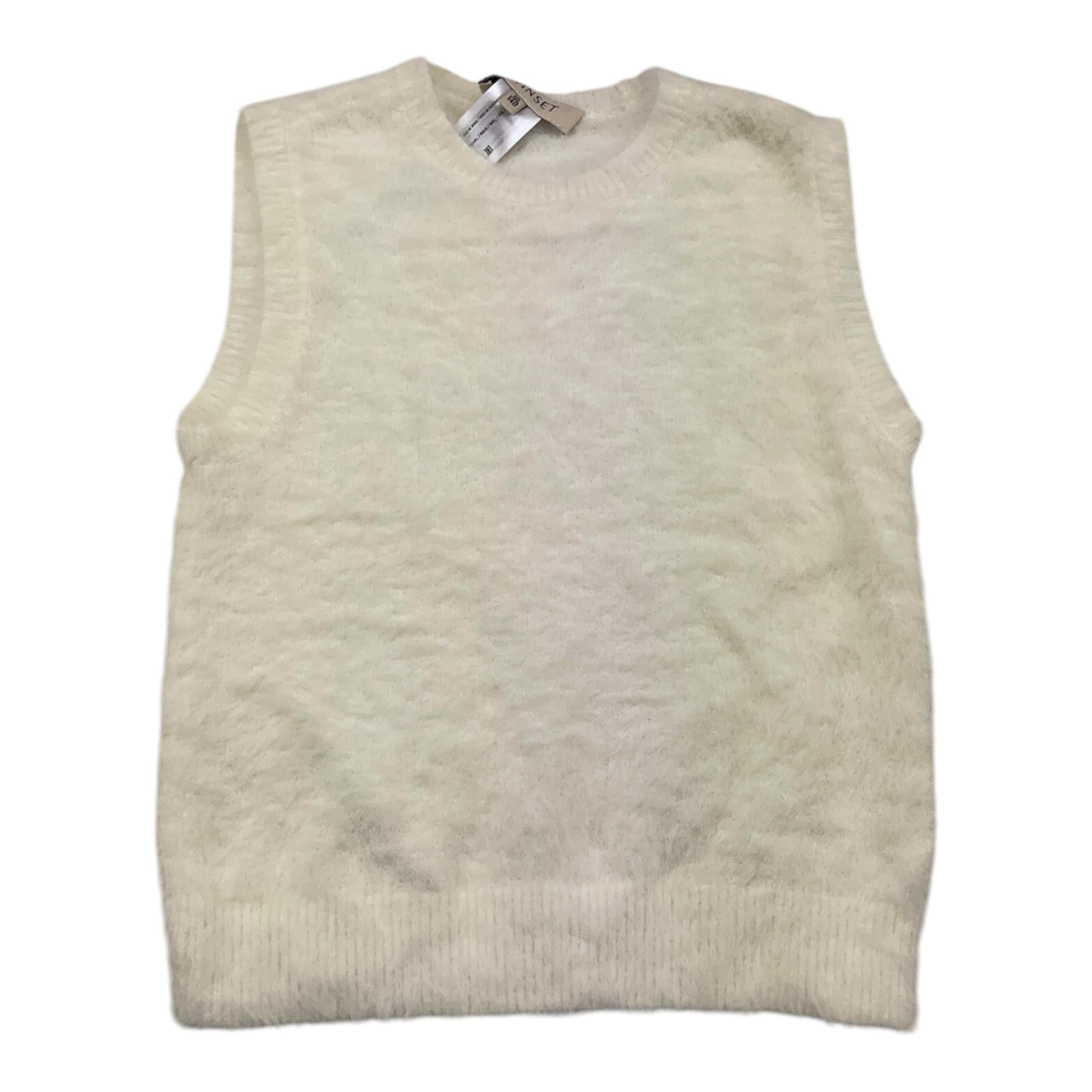 MOSCHINO set cardigan-canotte tinta unita Panna per Bambina 242GJ3211 PANNA TWINSET 