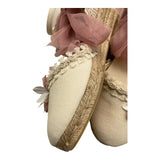 Juana Sanchez Schlichte Espadrilles mit cremefarbenen Applikationen für Mädchen