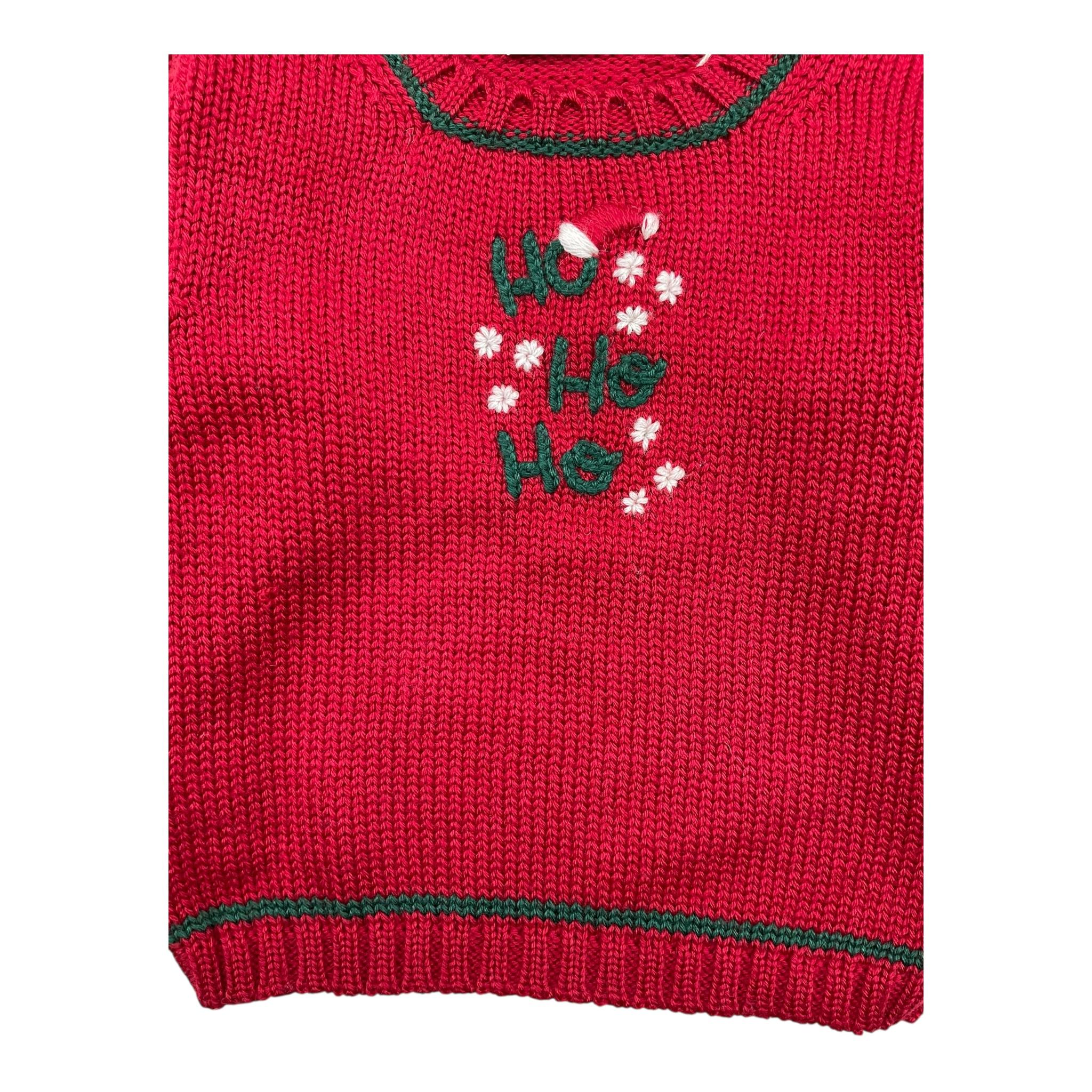 LA STUPENDERIA maglia girocollo tinta unita con ricami Rosso per Neonato WCPL61N ROSSO LA STUPENDERIA 