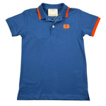 Trussardi Polo Mezza Manica Tinta Unita con Logo per Bambino TBP26098PO BLU TRUSSARDI 