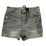 Iceberg Bermuda Tinta Unita In Denim con Girovita Regolabile per Bambino BMICE5108BJ GRIGIO ICEBERG 