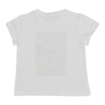 Liu Jo T-Shirt Girocollo Tinta Unita con Stampa per Bambina KA4133 BIANCO LIU JO 
