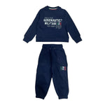 AERONAUTICA MILITARE completo 2pz felpa-pantalone tinta unita con logo Blu per Neonato 242TF0001AJRF758N BLU AERONAUTICA MILITARE 