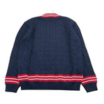 IL GUFO maglia tinta unita con profili in contrasto Blu per Bambino A24MA467EM109 BLU IL GUFO 