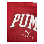PUMA felpa tinta unita con cappuccio e stampa logo Rosso per Bambino 682774 ROSSO PUMA 
