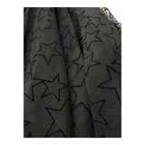 Monnalisa Abito Tinta Unita con Stampa Stelle per Bambina 419201 NERO MONNALISA 