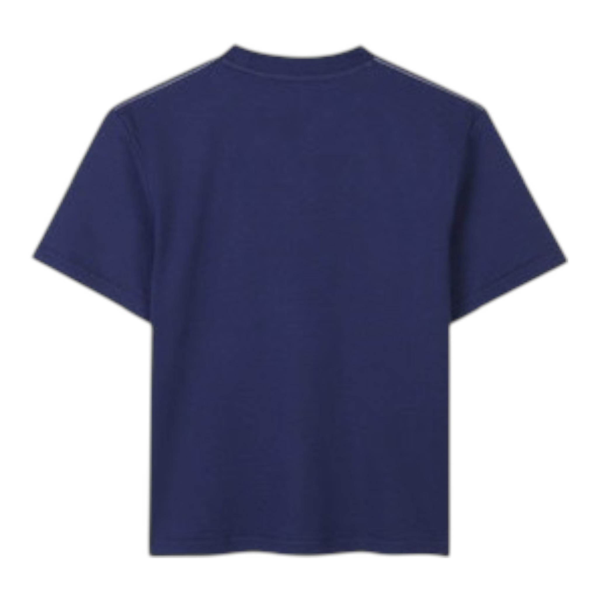 Timberland T-Shirt Girocollo Tinta Unita con Stampa per Bambino T60424T BLU TIMBERLAND 