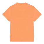 Barrow Kids T-Shirt Girocollo tinta unita con Stampa Arancione per Bambino S5BKJUTH063 ARANCIONE BARROW KIDS 