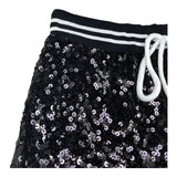 John Richmond Pantalone Modello Palazzo Paillettato Tinta Unita per Bambina RGP26060PA NERO JOHN RICHMOND 