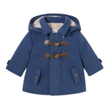 MAYORAL cappotto tinta unita cn cappuccio Blu per Neonato 2458 BLU MAYORAL 