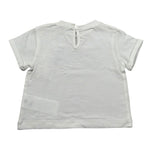 M+E' T-Shirt Girocollo tinta unita con Brillantini Panna per Neonata UE1817N PANNA M+E' 