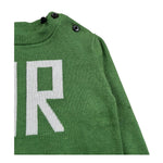 John Richmond Maglia Girocollo Tinta Unita con Logo per Neonato RIP26016MA VERDE JOHN RICHMOND 