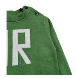 John Richmond Maglia Girocollo Tinta Unita con Logo per Neonato RIP26016MA VERDE JOHN RICHMOND 