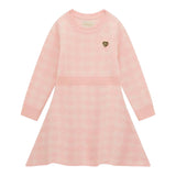 GUESS abito girocollo tinta unita logato Rosa per Bambina K4BK20Z3K10 ROSA GUESS 