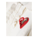 PHILOSOPHY maglia tinta unita con colletto  Panna per Bambina PFMA003 PANNA PHILOSOPHY 